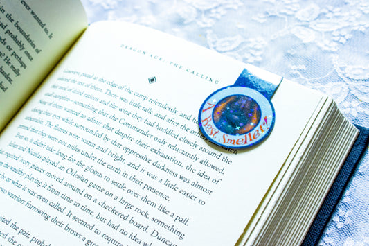 “A Best Smeller!”- Magnetic Bookmark – Holographic Realistic Dachshund Dog Nose