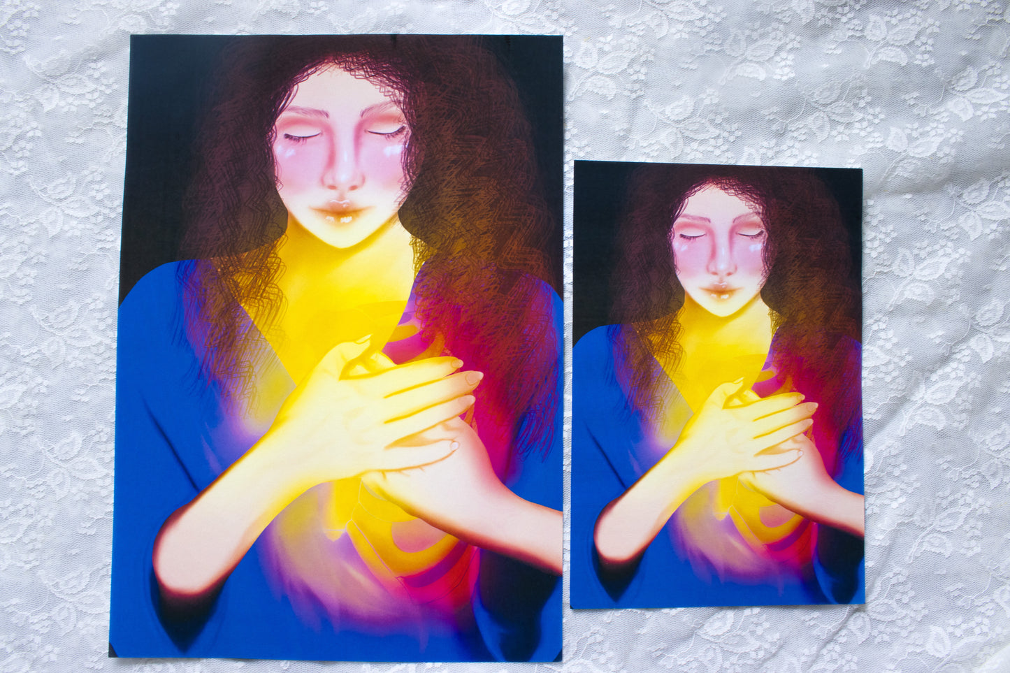 Heart Burn - Mental Health Awareness Digital Art Print