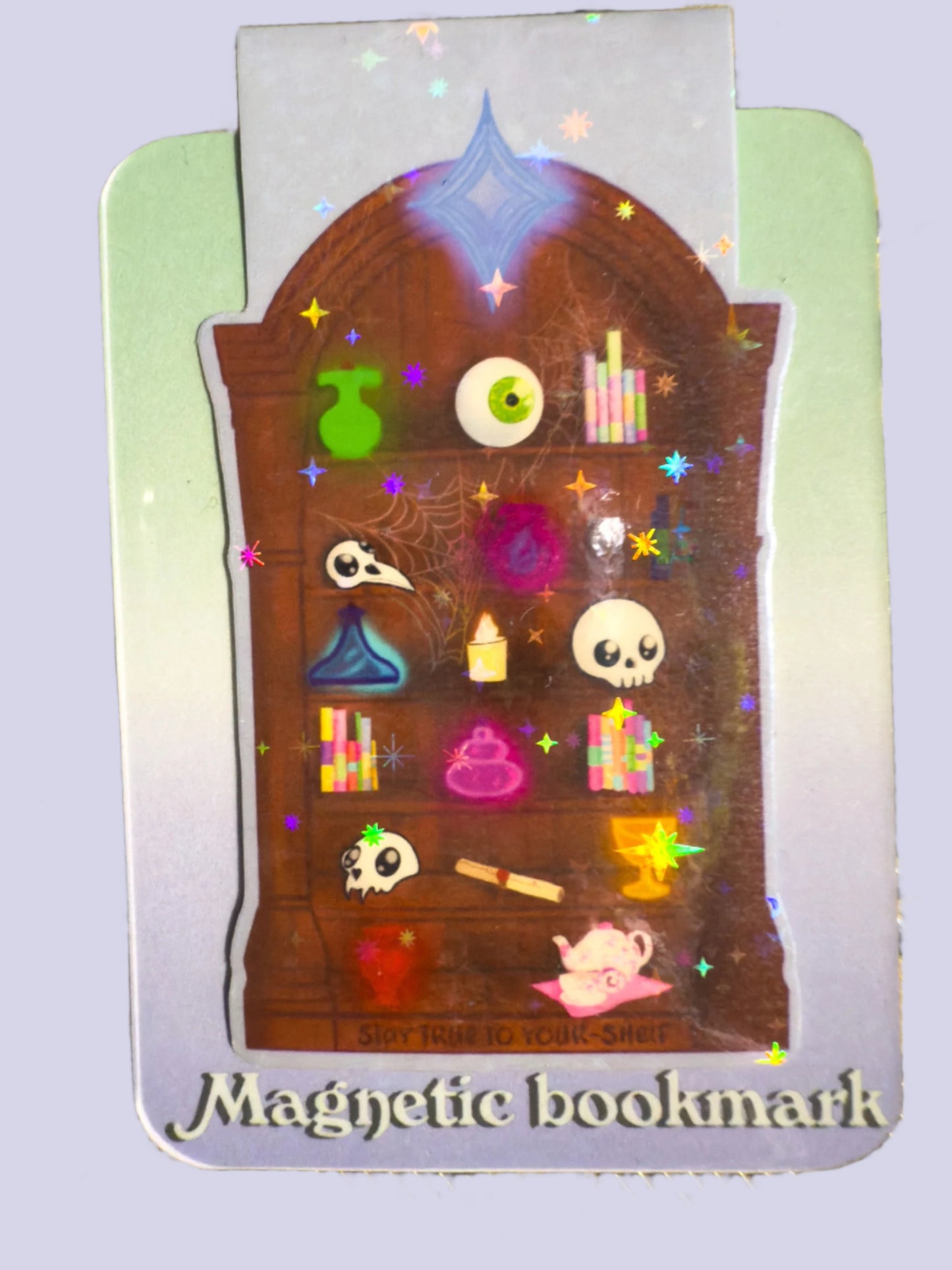 Be True to Your-Shelf - Witches Bookcase Magnetic Bookmark