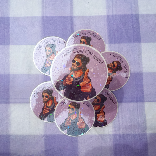 The 'Tism Wizard - Gale Baldur's Gate Sticker